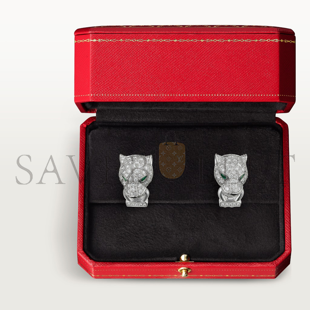 CARTIER PANTHÈRE WHITE GOLD DE CARTIER EARRINGS N8503200